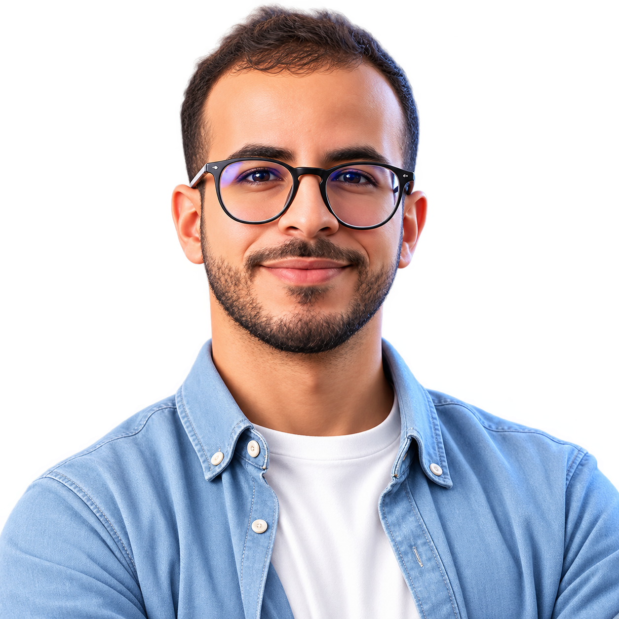Stylized portrait of Anas Badr Eddine